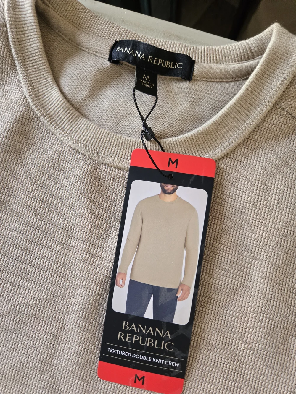 Light Beige Long Sleeve Thermal Top